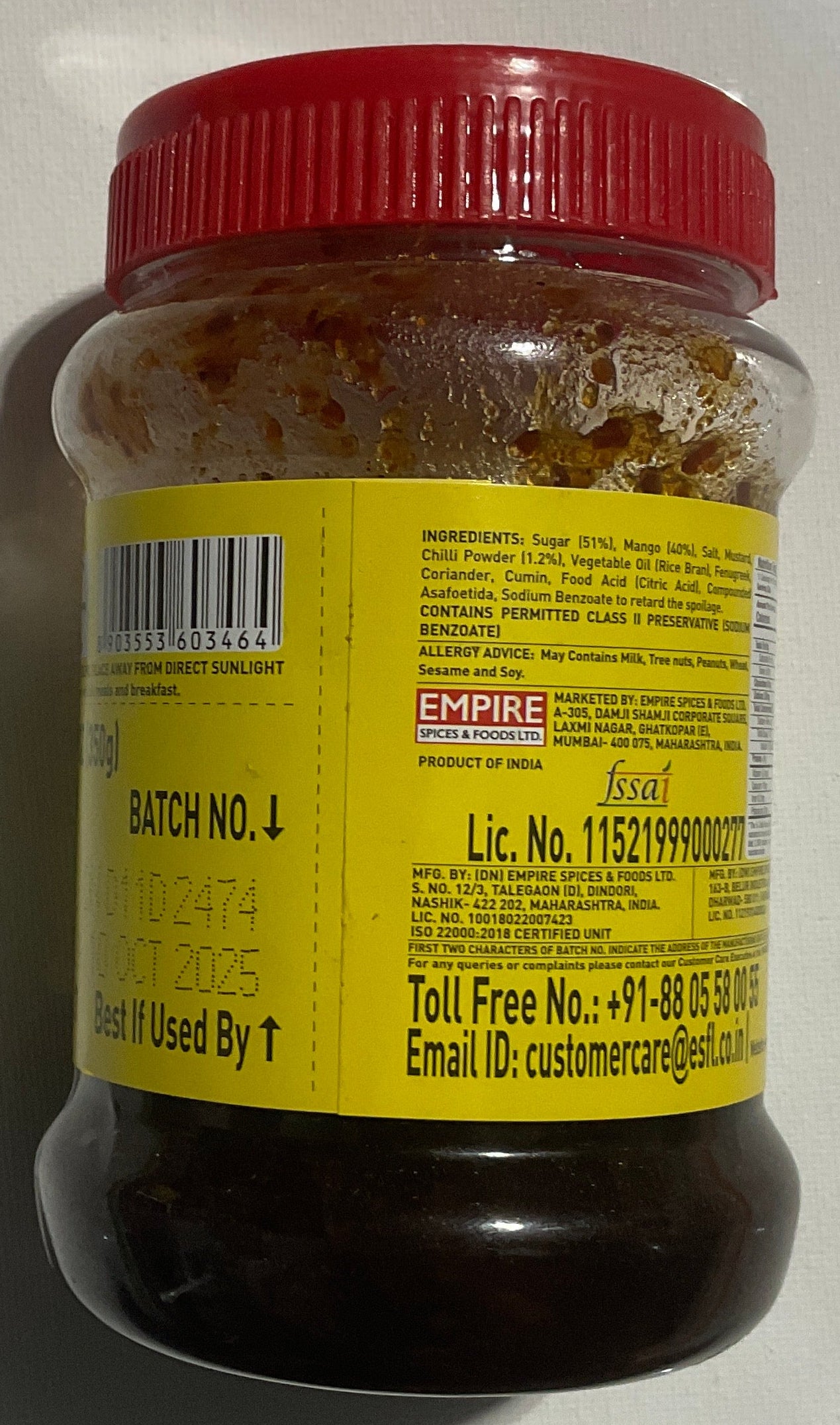 RAM BANDHU SWEET MANGO PICKLE